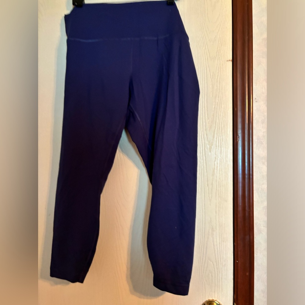 Lululemon Wunder Train High Rise 25’ Size 18 Navy